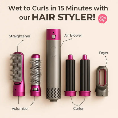 AIRLUXE™ 5-IN-1 HAIR STYLER - HAIRLUXE.IN