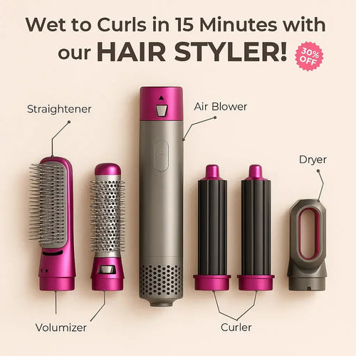 AIRLUXE™ 5-IN-1 HAIR STYLER - HAIRLUXE.IN